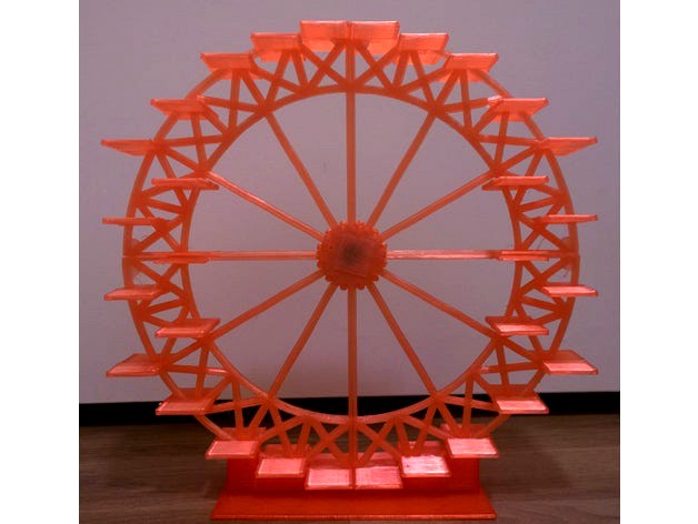Ferris Wheel with Platforms (24cm diameter) by sffc