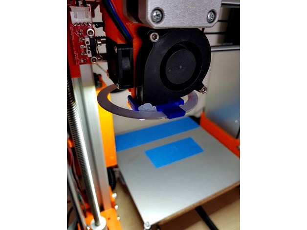 LED Ring holder for Prusa clone by Gadjet0