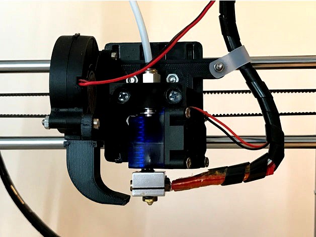 My Anet A8 E3D V6 Mount (Stock Fans) by TimBolton
