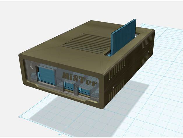 MiSTer - Case Slim v1.0 (vertical SDRAM mount only) by NegSol