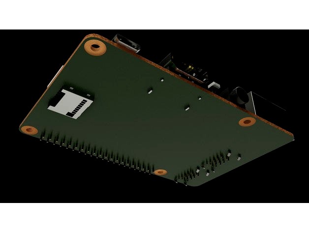 Raspberry Pi Model B+ PCB Assembly w/ SD slot by rockpaperlizardspock