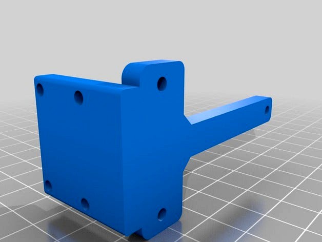 Cyclops (2 in/1 out) Mount for Aluminum Tarantula X Carriage/Openbuild by jmpinc
