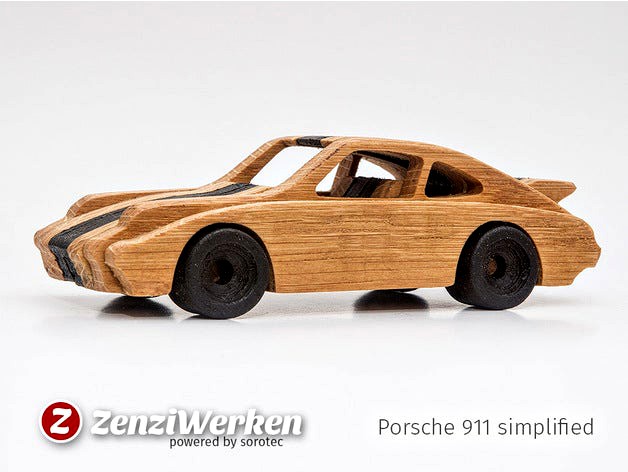 Porsche 911 simplified cnc/laser by ZenziWerken