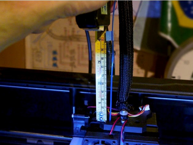 100mm extrusion calibration for FlashForge Creator Pro by DrLex