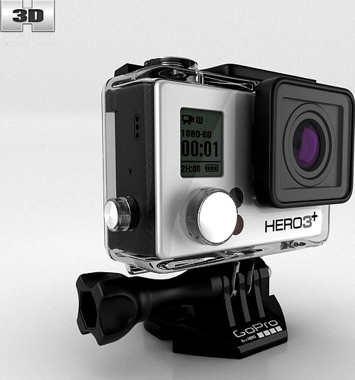 GoPro HERO3+3d model