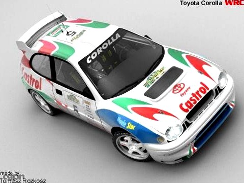 Toyota Corolla WRC 19993d model