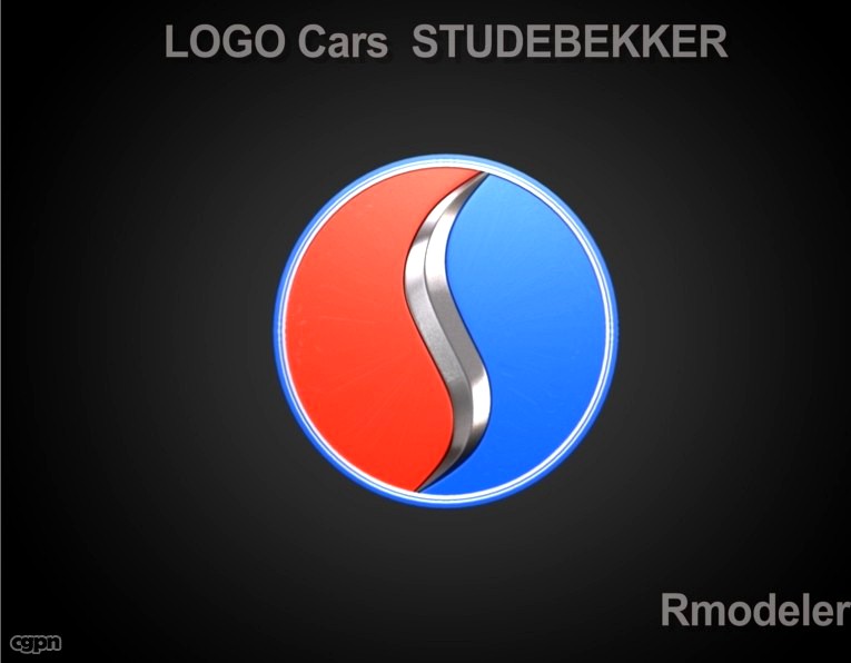 Studebaker 3d Logo3d model