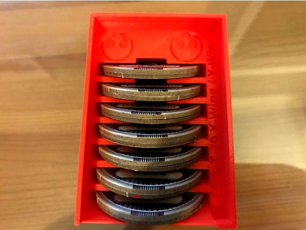 7x Movement Dial Holder (X-Wing Miniatures) for Stanley Organizer by Lord_Dworkin