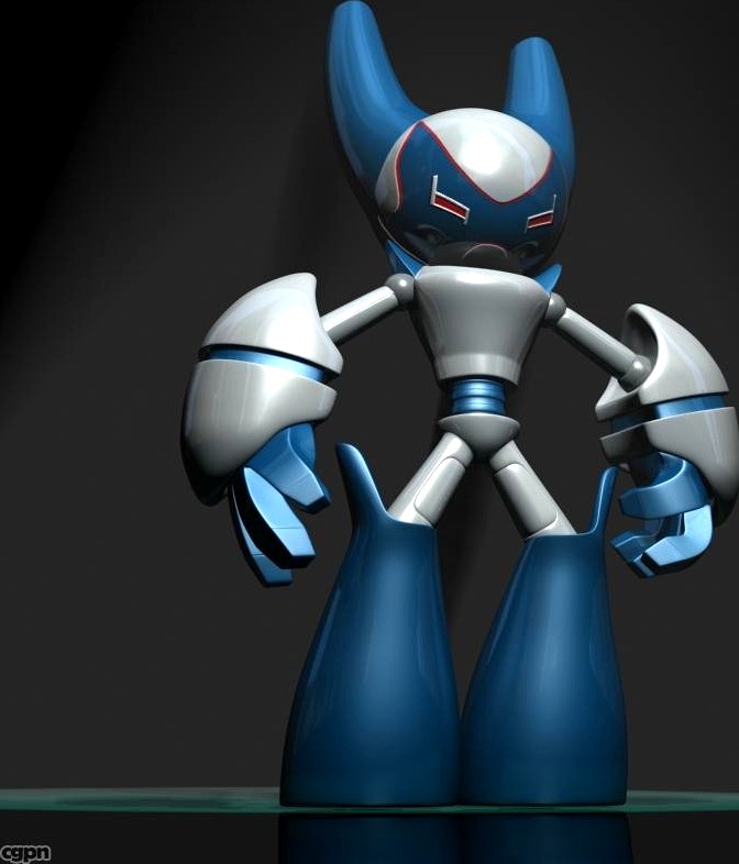 RobotBoy Cartoon Robot Character3d model