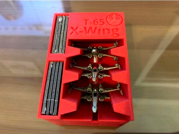 T-65 X-Wing x3 Holder (X-Wing Miniatures) for Stanley Organizer by Lord_Dworkin