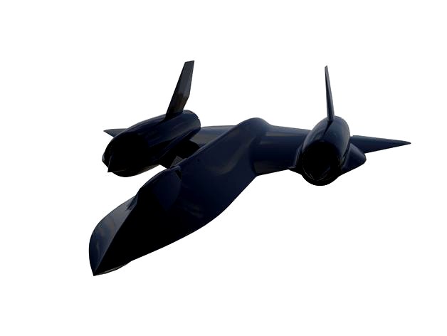 SR71 A Blackbird by 3Dmodeling