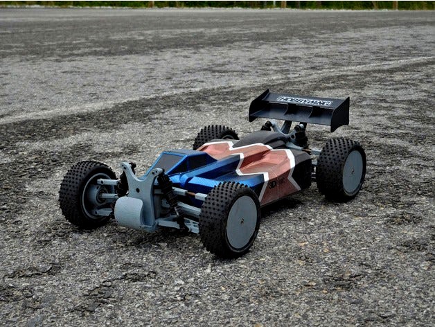 Lynx - Fully 3D-printable 1/10 4wd buggy by tahustvedt