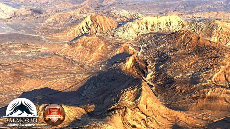 Rocky Desert Mountains Middle East3d model