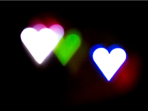 Bokeh Lens Cover - Heart by amarand