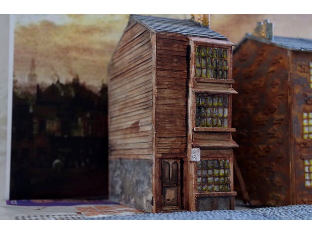 Ripper's London - Wooden Building / Shop by Earsling