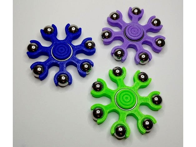 7 Ball Fidget Spinner (smaller for smaller hands) by mistertech