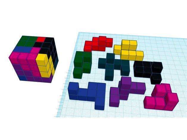 4x4x4 Puzzle Cube by TheBrianJ