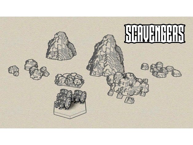 Rocks for Scavengers Wargame by mgleite