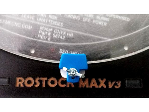 Trick Laser FSR Plate - Bed Clip for Rostock Max by RichWP