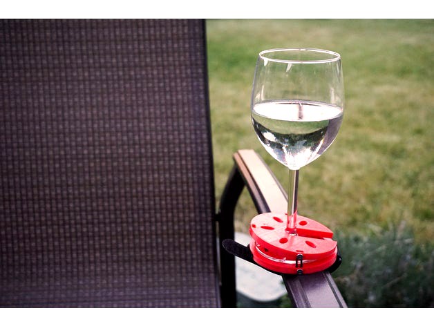 Outdoor Wine Glass Holder by geraldoramos