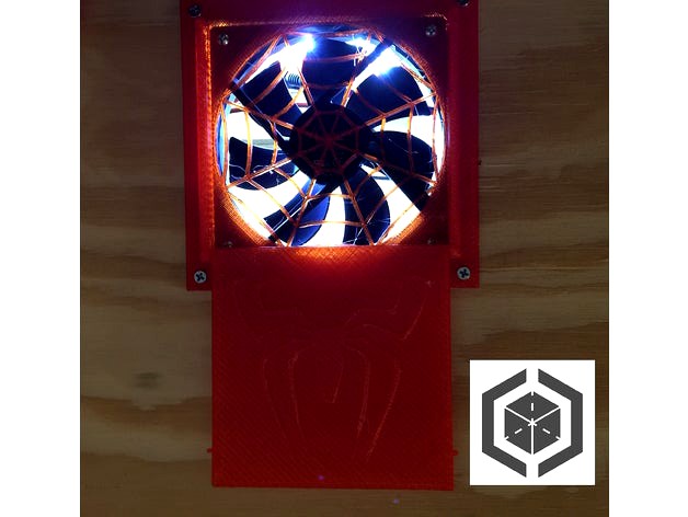 Fan Blast Door for Heated Build Chamber by CandlerCustoms