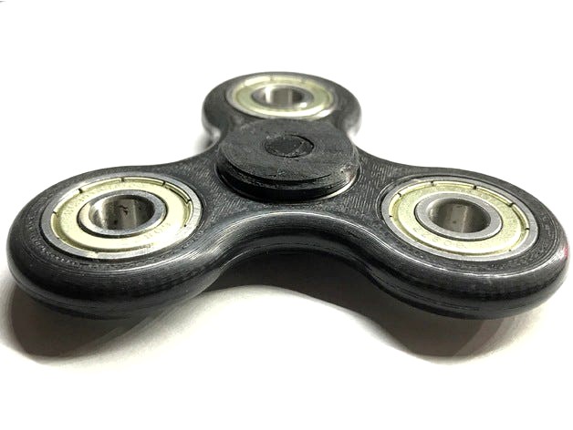 Threaded fidget spinner caps by jsc