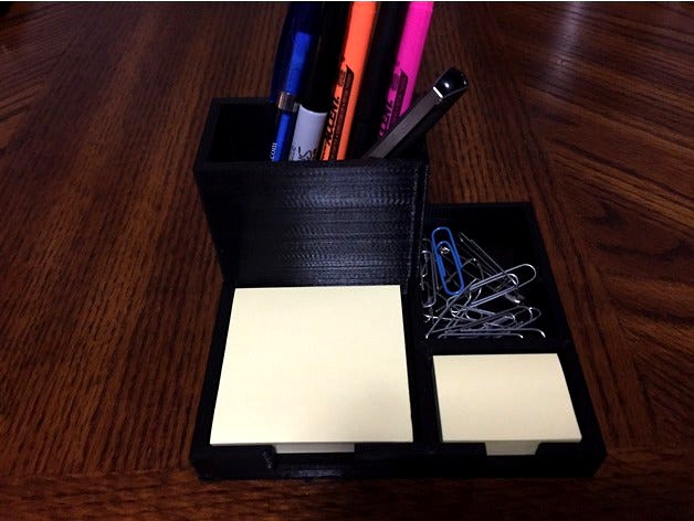 Post-It Note Caddy and Desk Organizer by Joereed