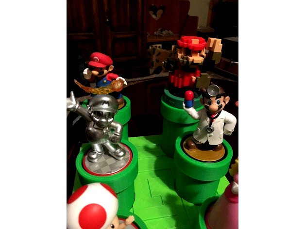 Amiibo Warp Pipe Stand by West3DP