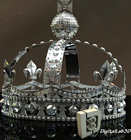 Diamond Crown 3D Model