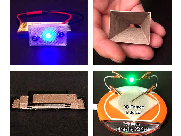 3D Printing Electronic Components and Circuits with Conductive Thermoplastic Filament by DrPFF