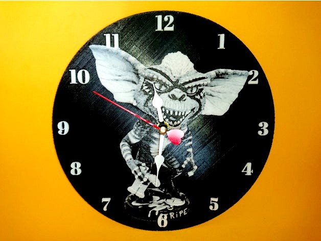 Reloj Gremlins Stripe 3D by tresdlito