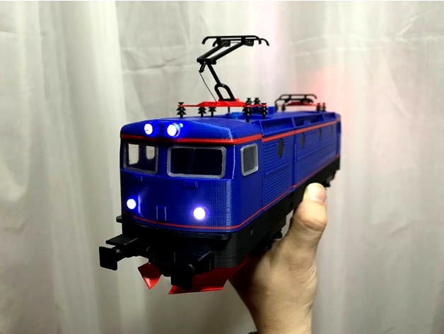 RC6 Locomotive for OS-Railway - fully 3D-printable railway system! by Depronized