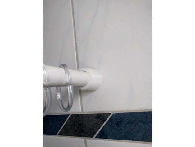 Shower curtain rod holder by didi