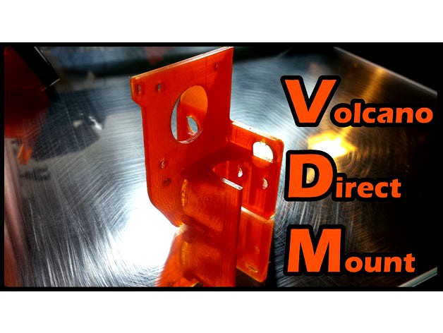 Volcano Direct Mount for CR-10 printer by jailcee