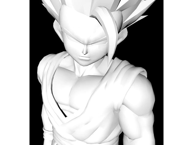 Teen Gohan SSJ / SSJ2  (Fixed) by Meisfeld