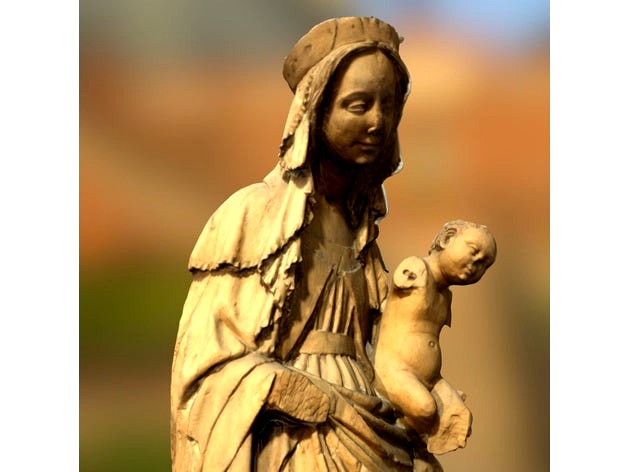 figure of Virgin Mary by GeoffreyMarchal