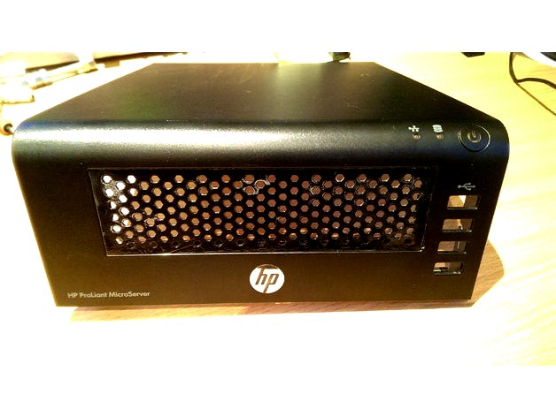 HP Microserver 5.25" grille by rogerlucas