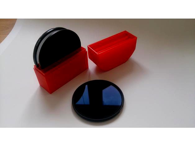 box for  3x photo filter 77mm by trans961