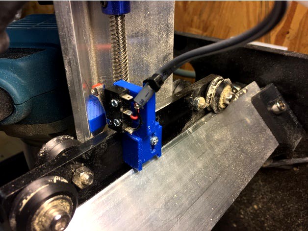 Sienci Mill One - Z Axis limit switch bracket and stop block by TigerStar4
