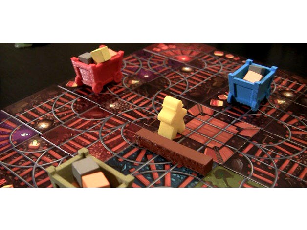 ORE-SOME Board Game 3D Components by cmonkey