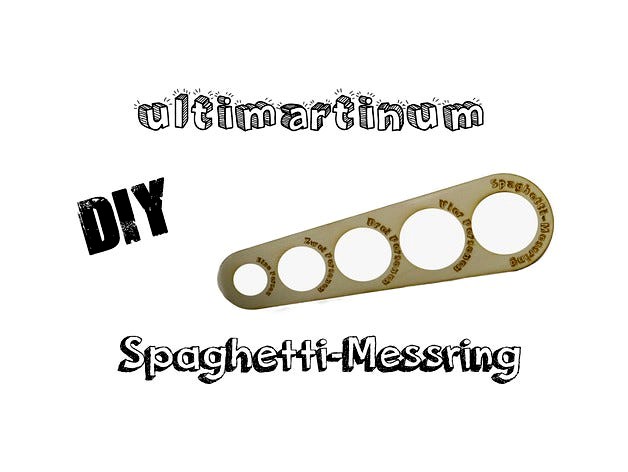 Spaghetti Tool | Lasercut by ultimartinum