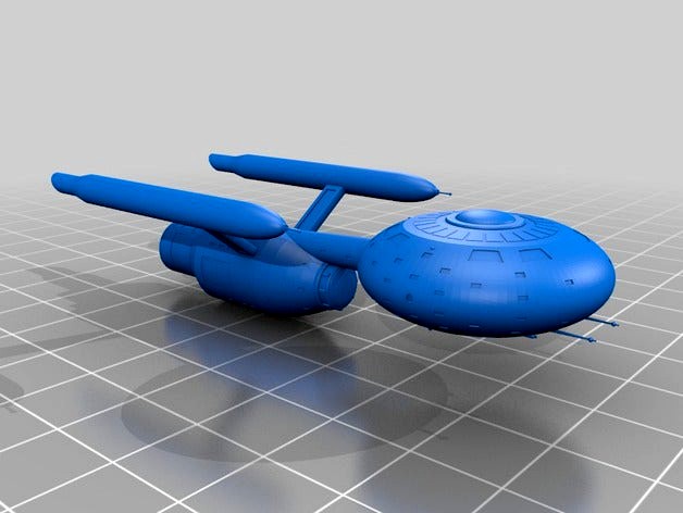 Star Trek Moskva class 1:2000 by outcastrc