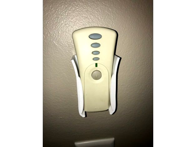 Ceiling fan remote holder by rsworden