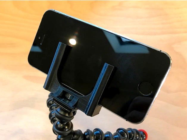 iPhone Tripod Mount, updated by todbot
