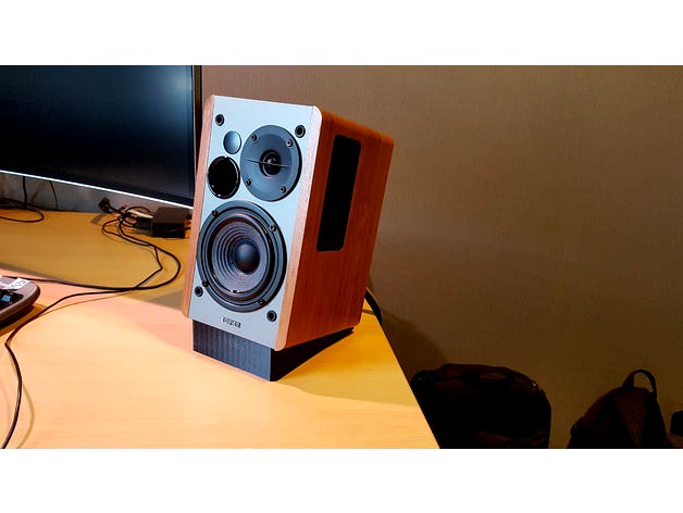 Bookshelf speaker stand (Edifier R1280T) by Snafky