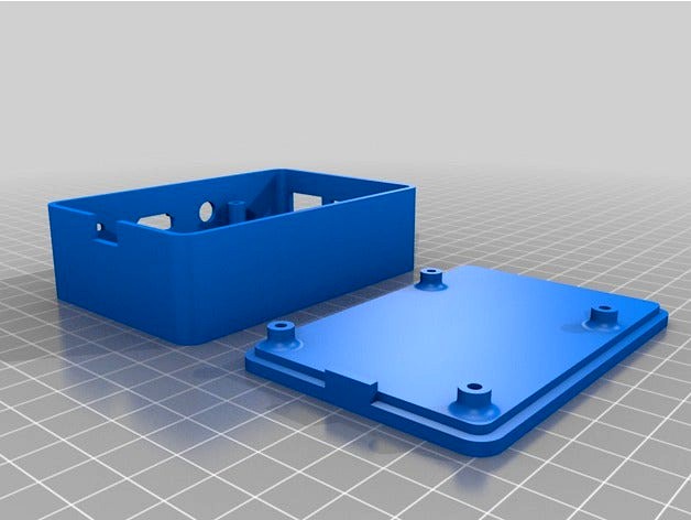 Simple Raspberry Pi Case by MightyMouth