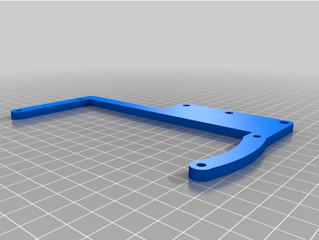 Support déporté pour écran LCD CTC Prusa i3 by Mahieut