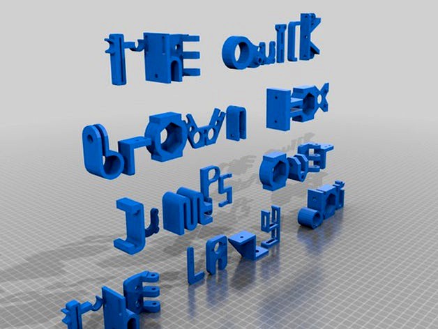 Thingiverse Font by TommyStockel