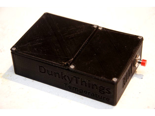 IOT Sensor Box Case for MySensors - 3 x AAA Arduino Pro Mini by dunkyboy