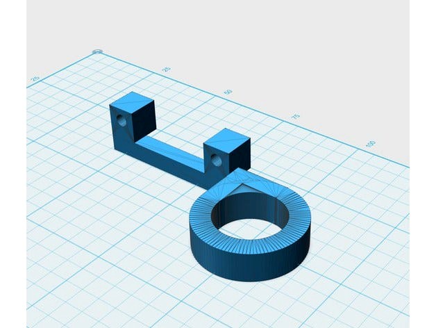 18mm sensor mount for Anet A8 by pbarahona
